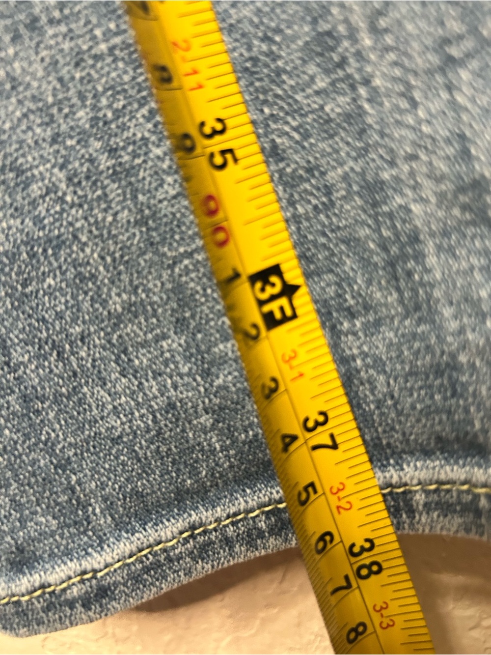 7 For All Mankind Luxe Vintage Light Wash Jeans Size 31 - Picture 8 of 9